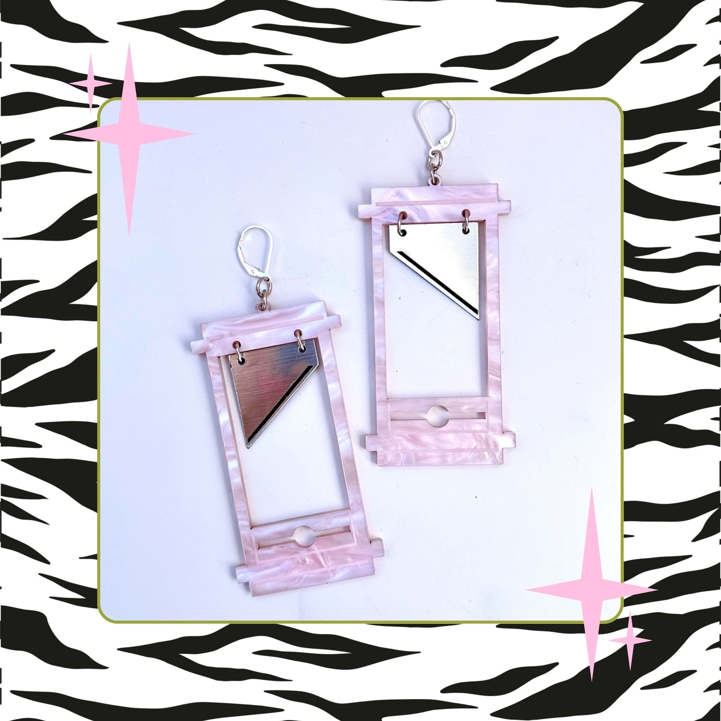 Guillotine Earrings : Multiple Colors