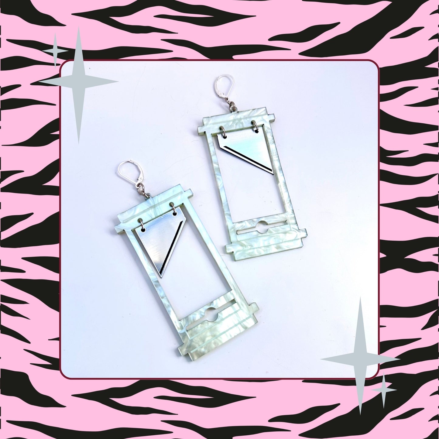 Guillotine Earrings : Multiple Colors