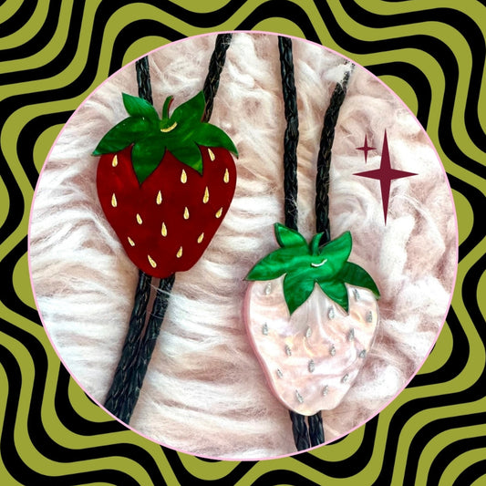 Strawberry Bolo Tie : 2 colors