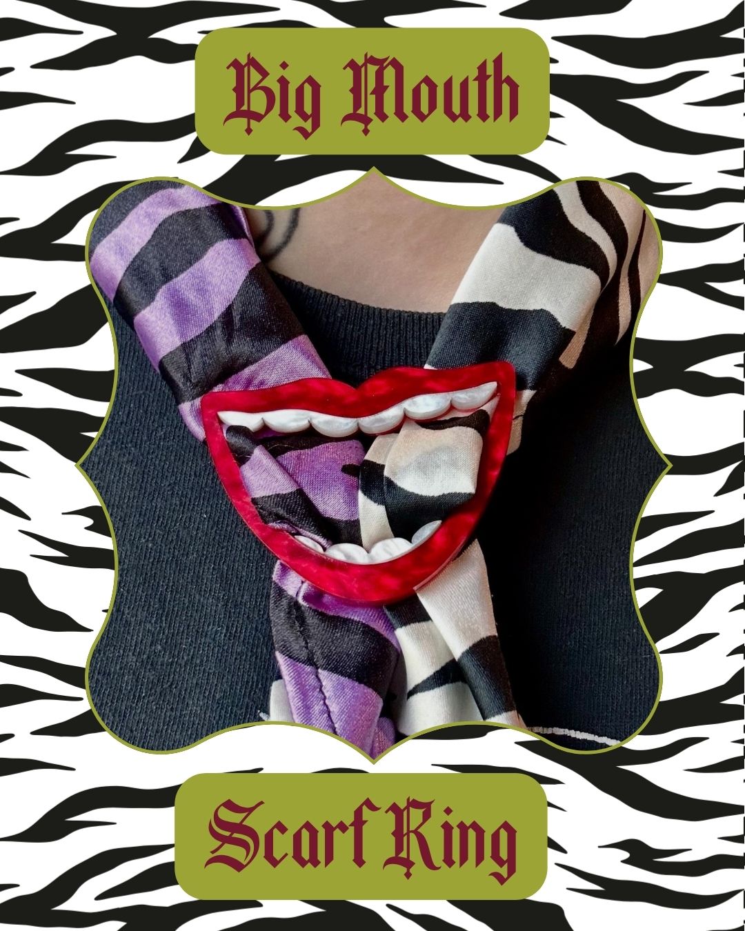 Big Mouth Scarf Ring