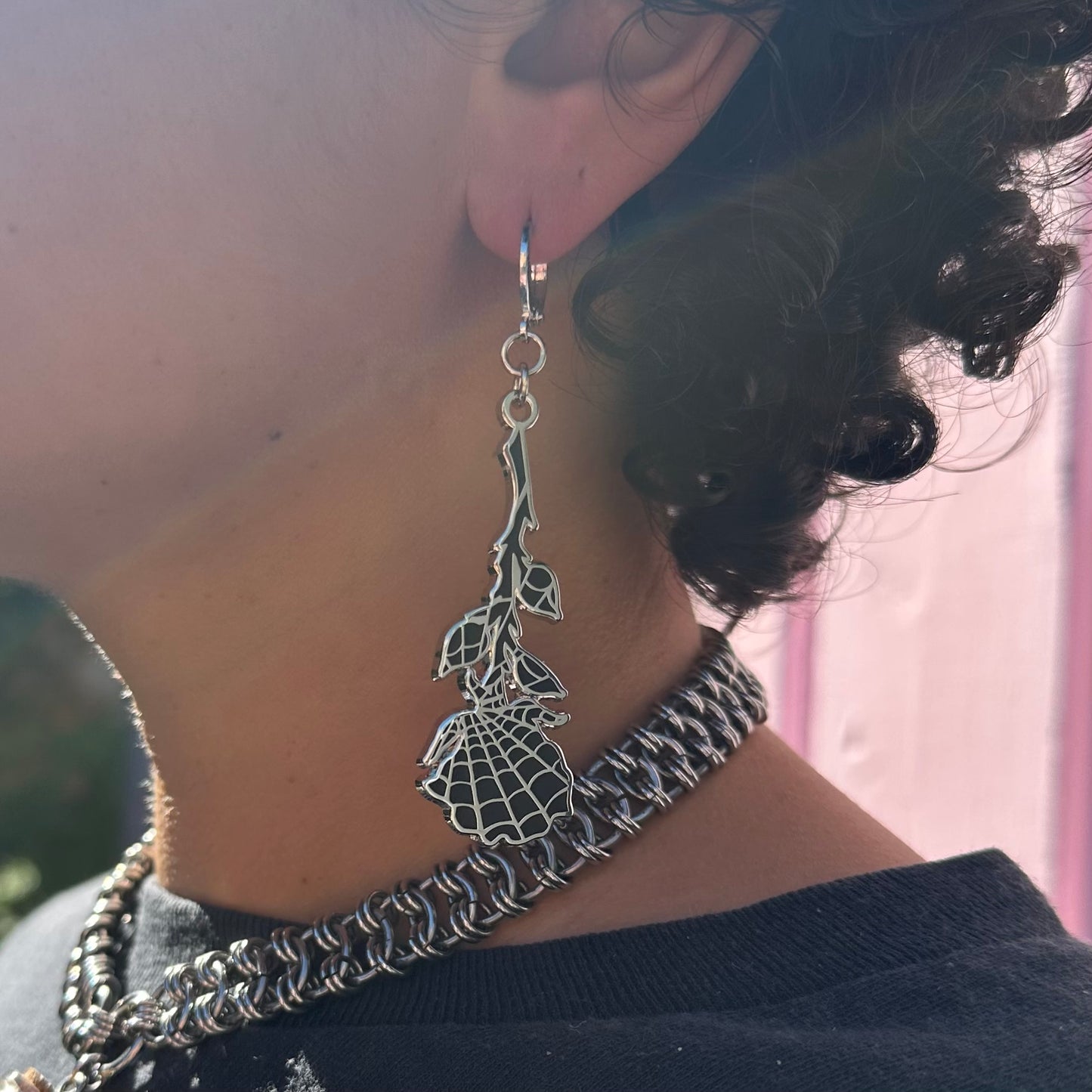 RESTOCKED : Tangled Rose Earrings