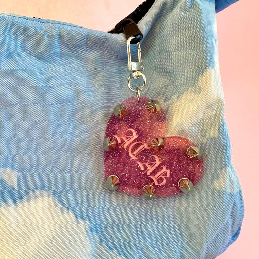 ACAB Studded Keychain/Bag Charm