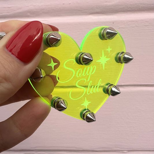 Soup Slut Studded Keychain/Bag Charm
