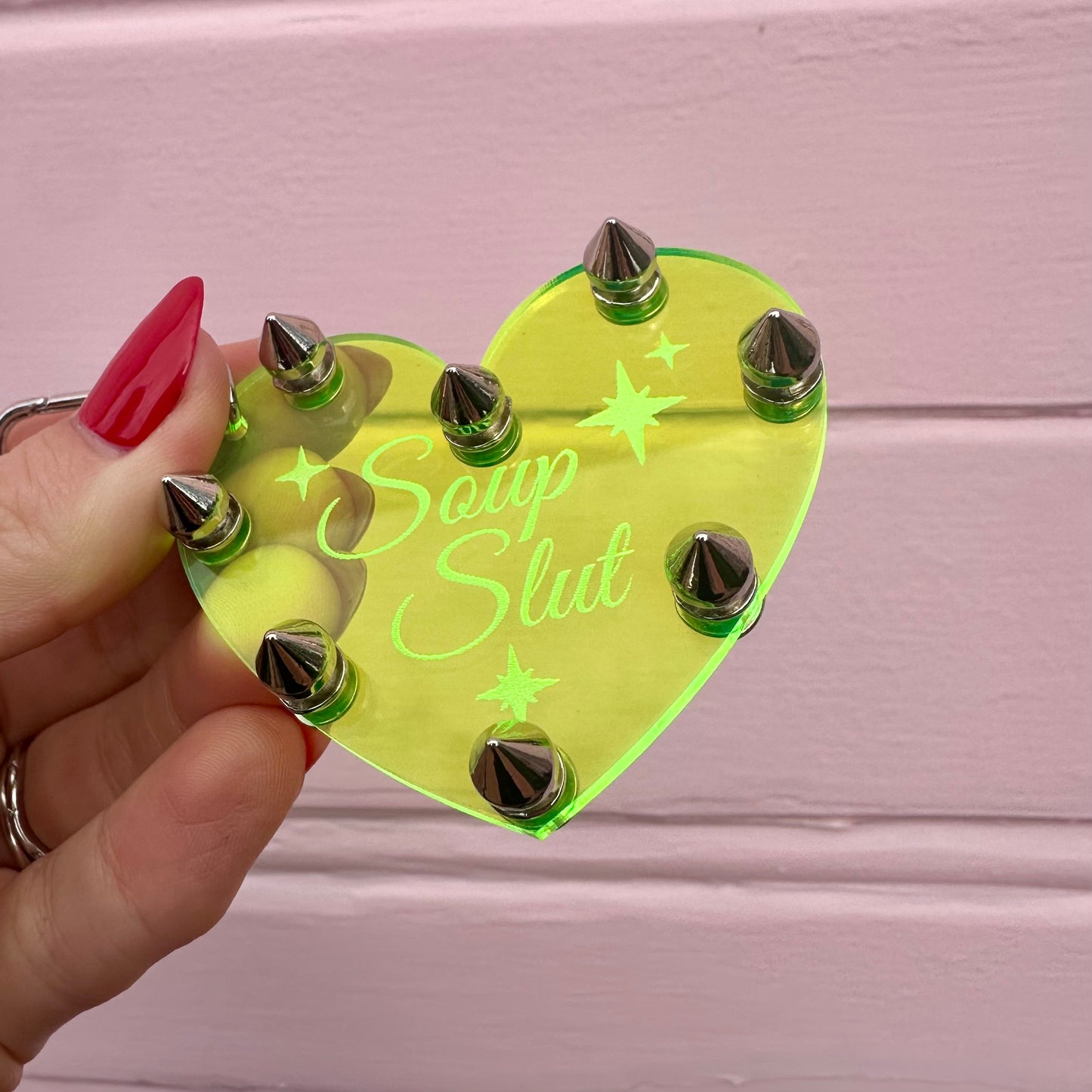 Soup Slut Studded Keychain/Bag Charm