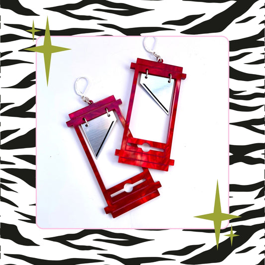 Guillotine Earrings : Multiple Colors