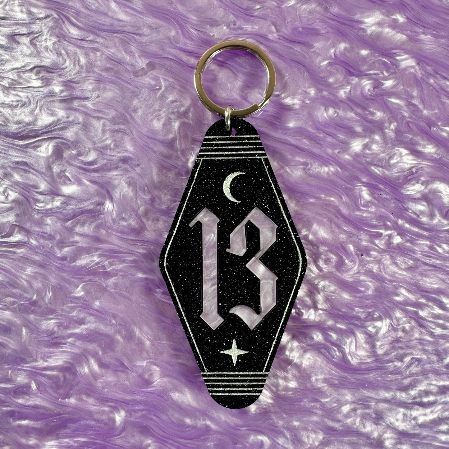 Lucky 13 Hotel Keychain