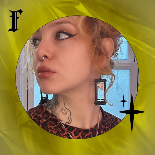 Mini Guillotine Earrings : Multiple Colors