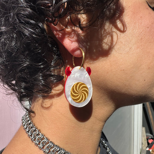 Deviled Egg Earrings