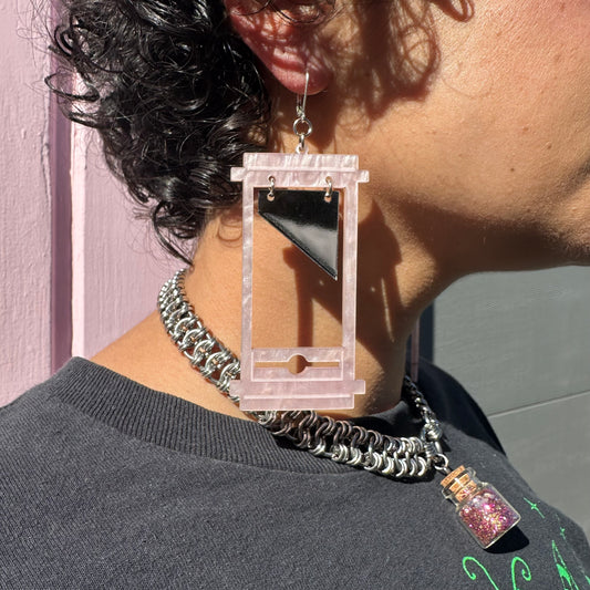 Guillotine Earrings : Multiple Colors