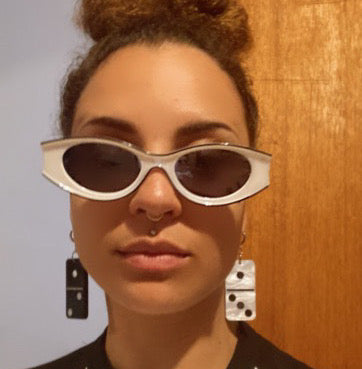 Pearly Domino Earrings