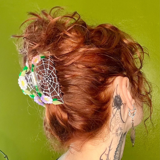 Spring's Spiderweb Hair Claw