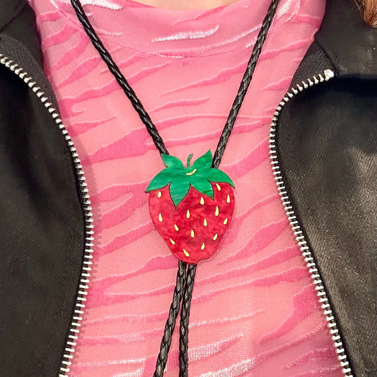 Strawberry Bolo Tie : 2 colors
