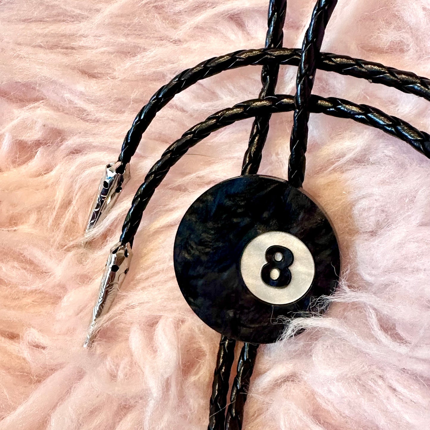 Eight Ball Bolo Tie