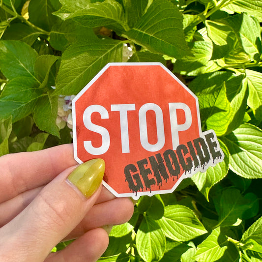 Stop Genocide Sticker