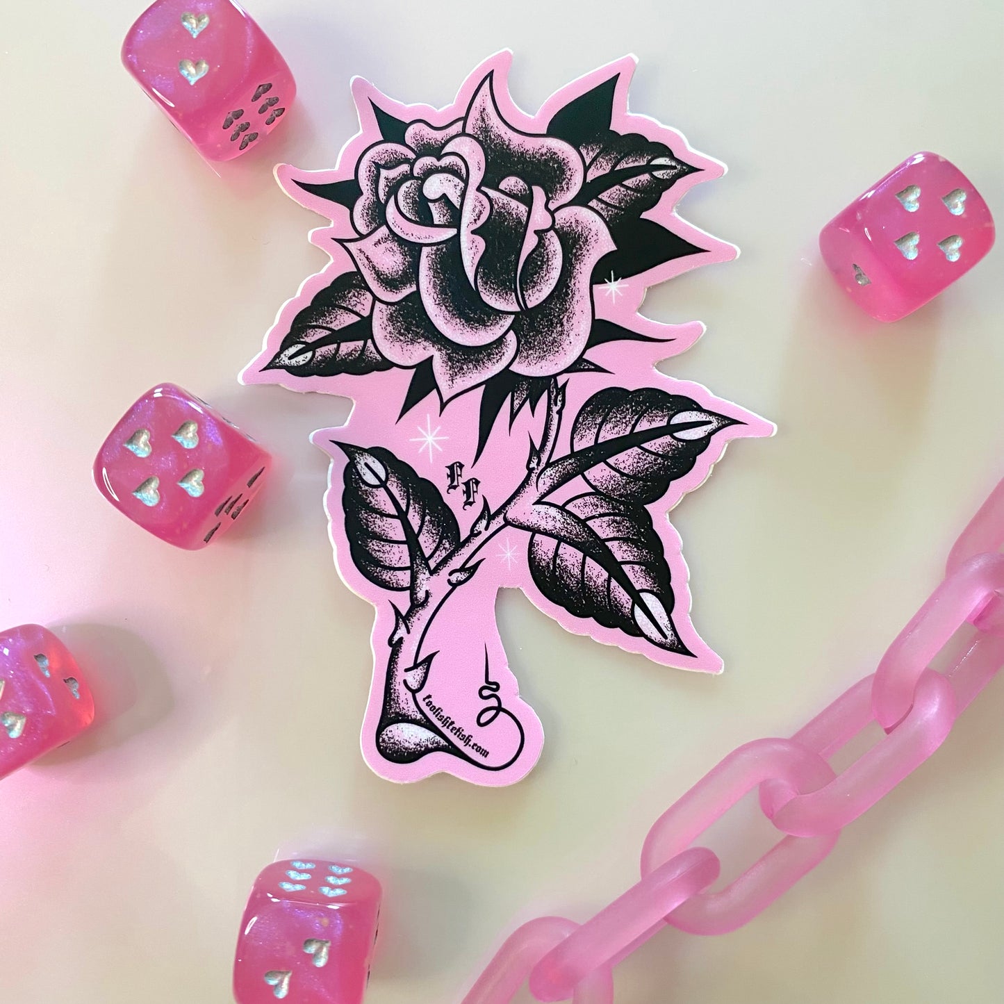 Rose Tattoo Sticker
