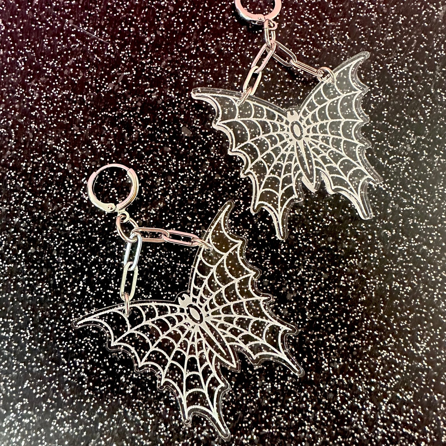 Webbed Butterfly Earrings