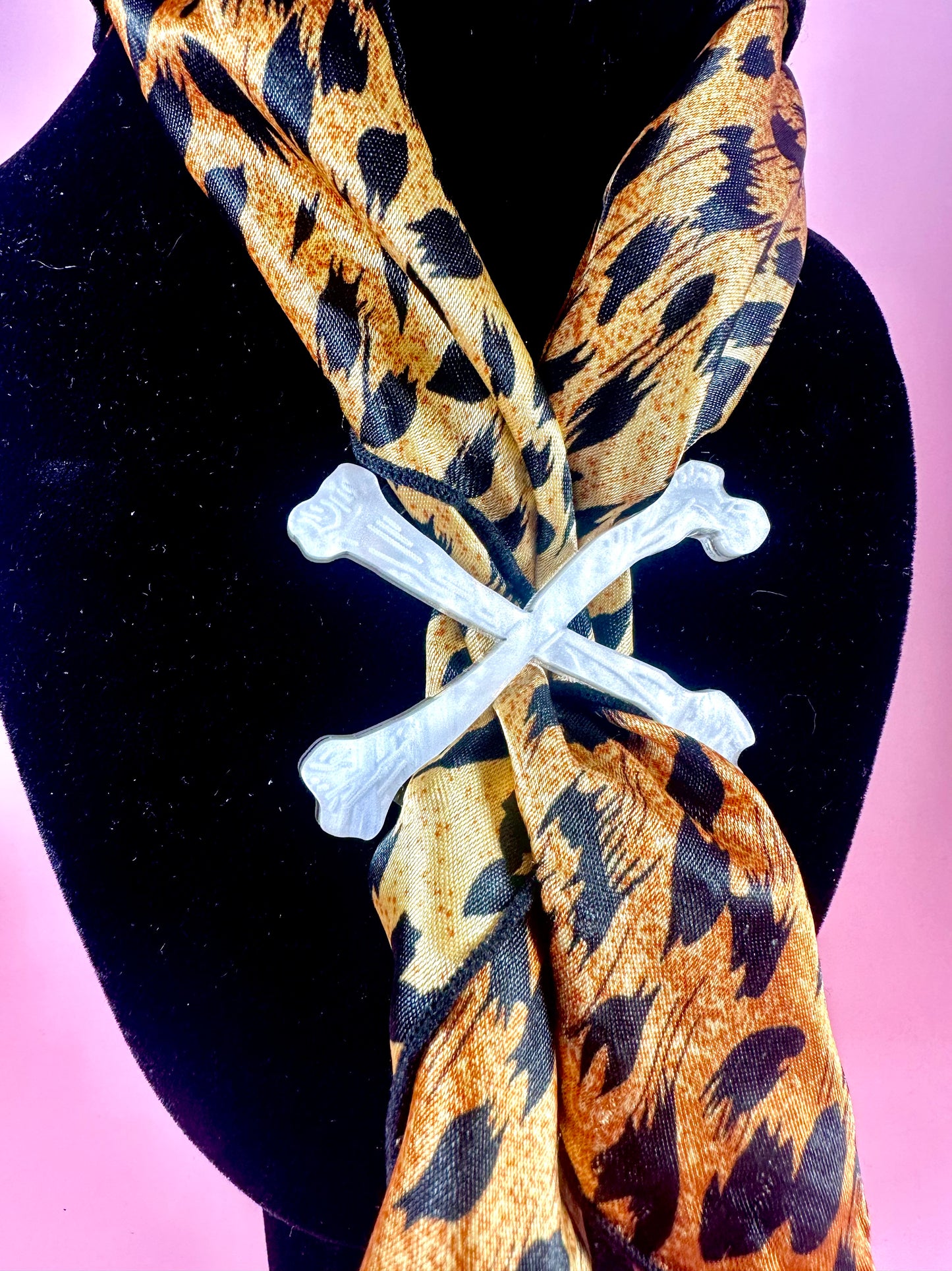 Crossbones Scarf Ring