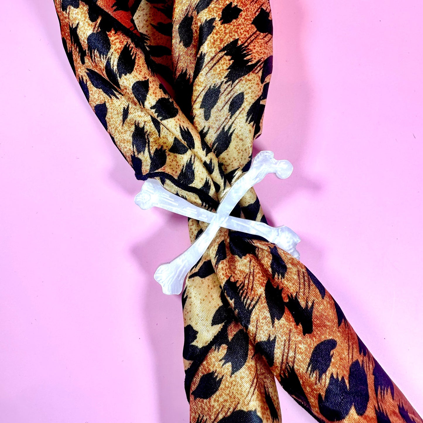 Crossbones Scarf Ring