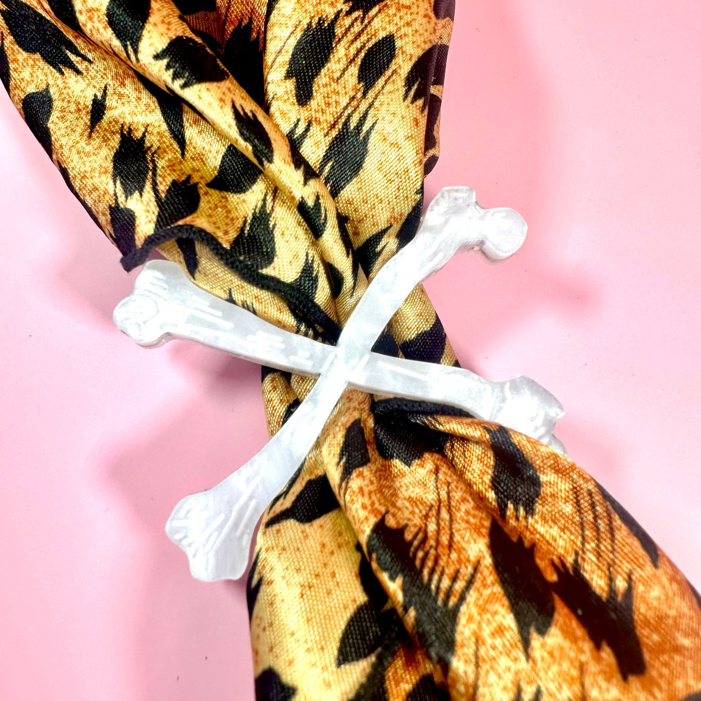 Crossbones Scarf Ring