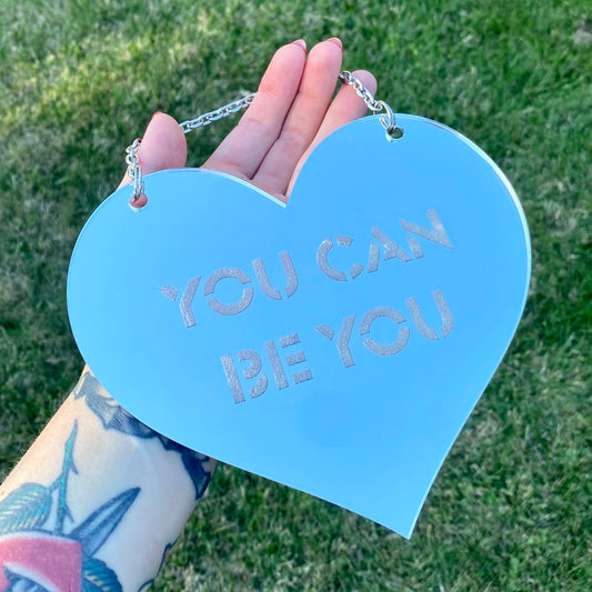 You Can Be You Mini Heart Wall Art
