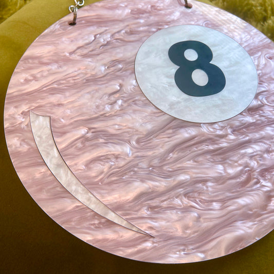 Pink Eight Ball Wall Art