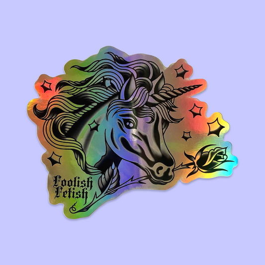 Holographic Unicorn Sticker