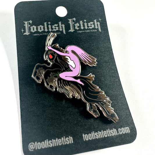 Spectral Rider Goat Ghost Pin