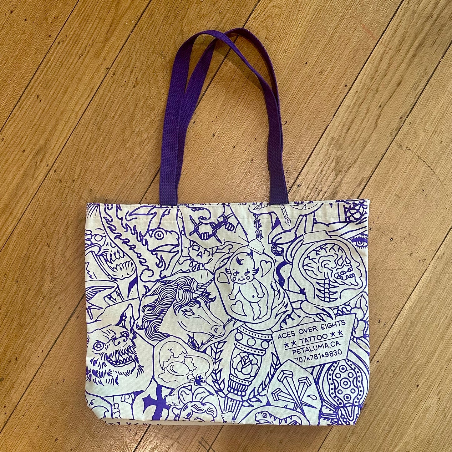 Tattoo Stencil Tote Bag