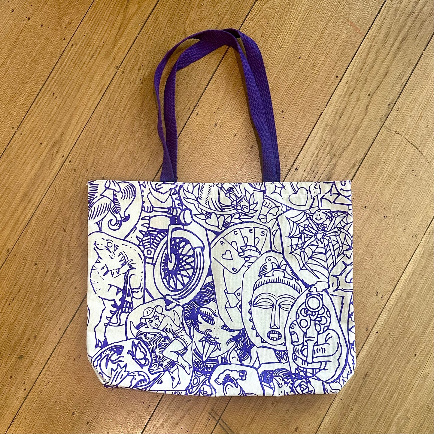 Tattoo Stencil Tote Bag
