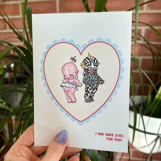 Omi Kewpie Valentine's Day Card Print