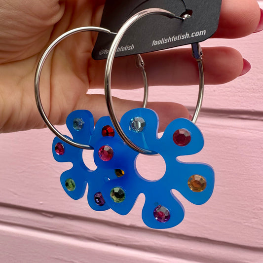 Flower Power Hoops