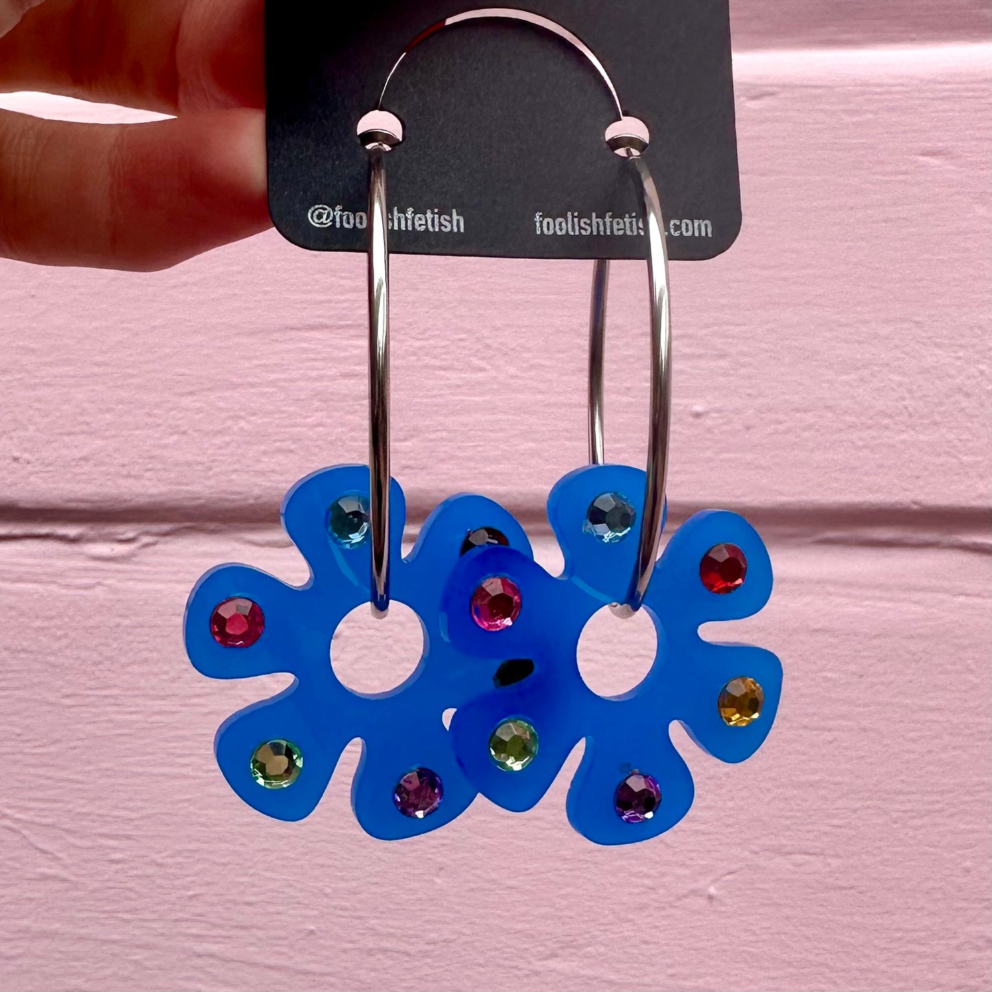 Flower Power Hoops