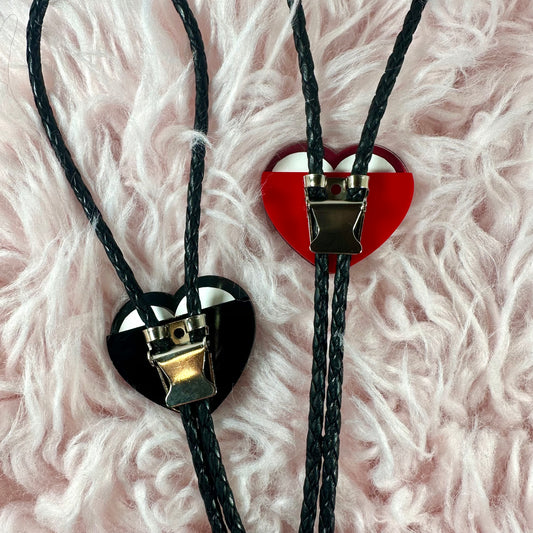Heart Frame Bolo Tie
