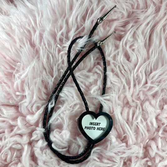Heart Frame Bolo Tie
