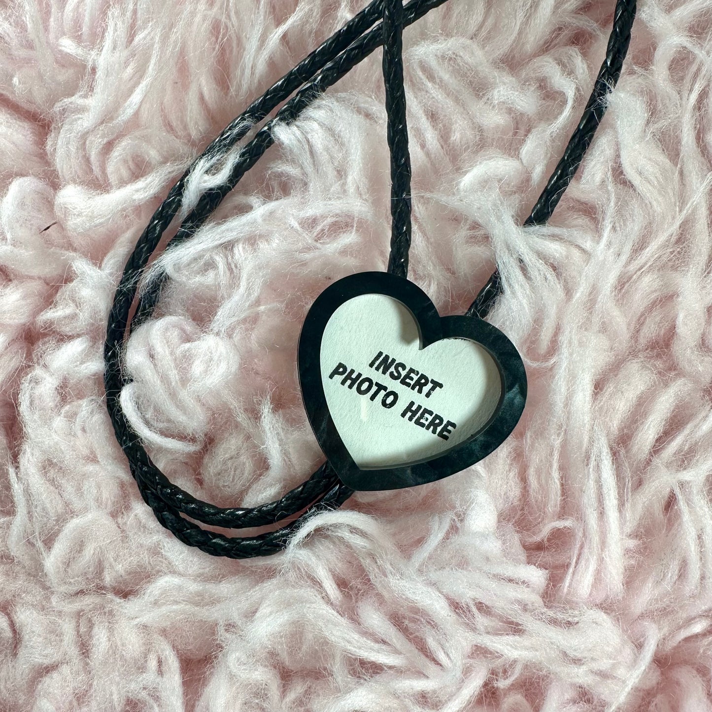 Heart Frame Bolo Tie