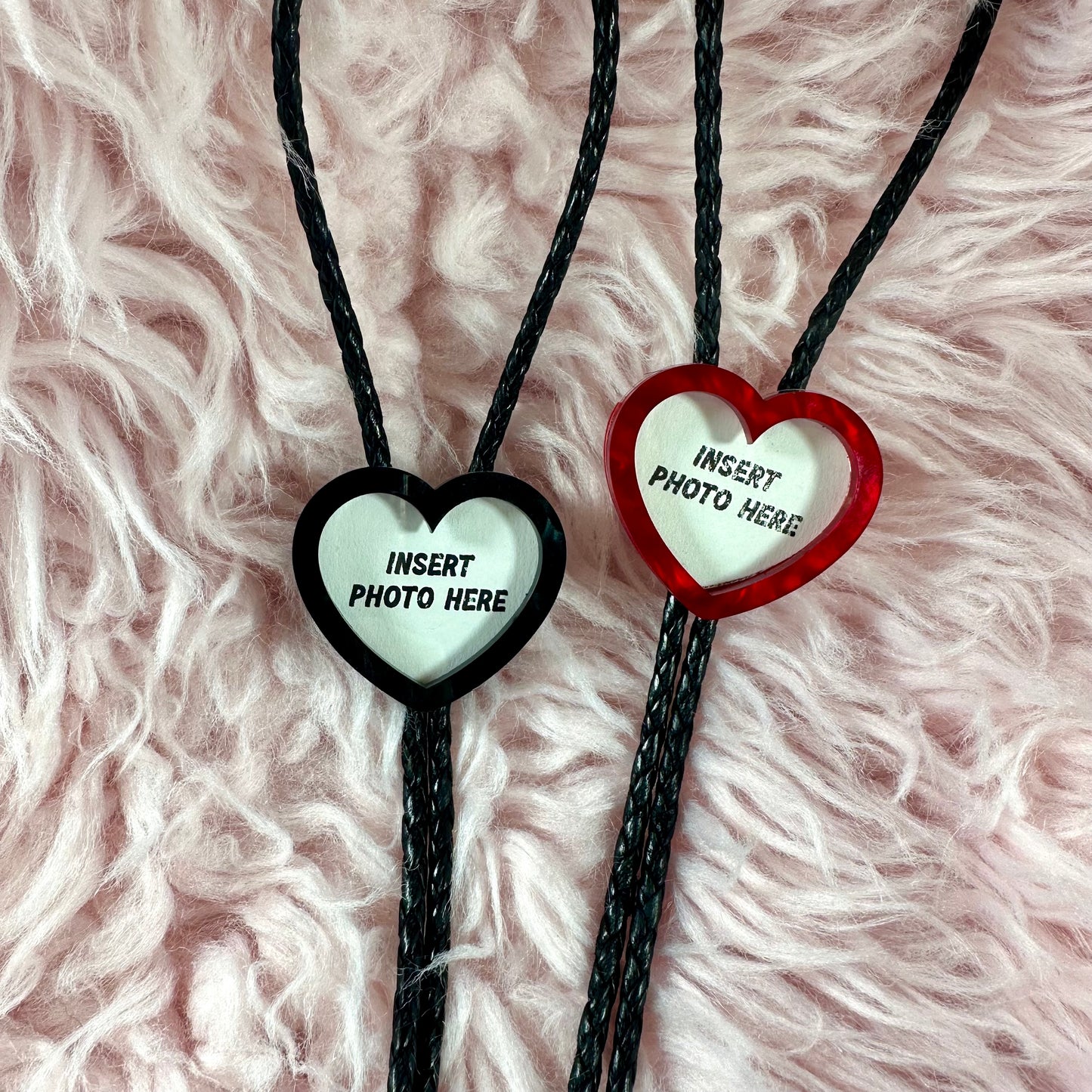Heart Frame Bolo Tie