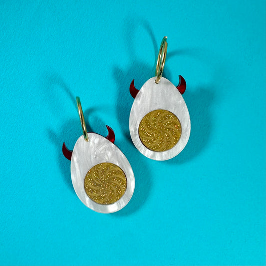 Deviled Egg Earrings