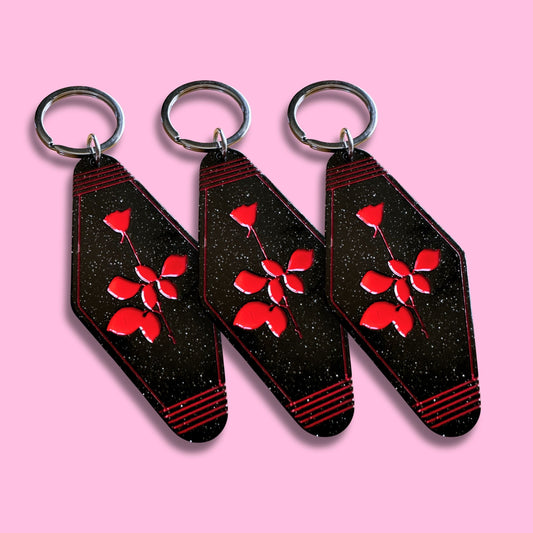 Violator Rose Hotel Keychain