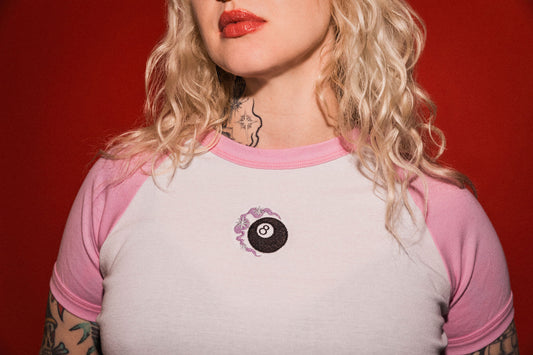 8 Ball Cropped Raglan - Last 2!