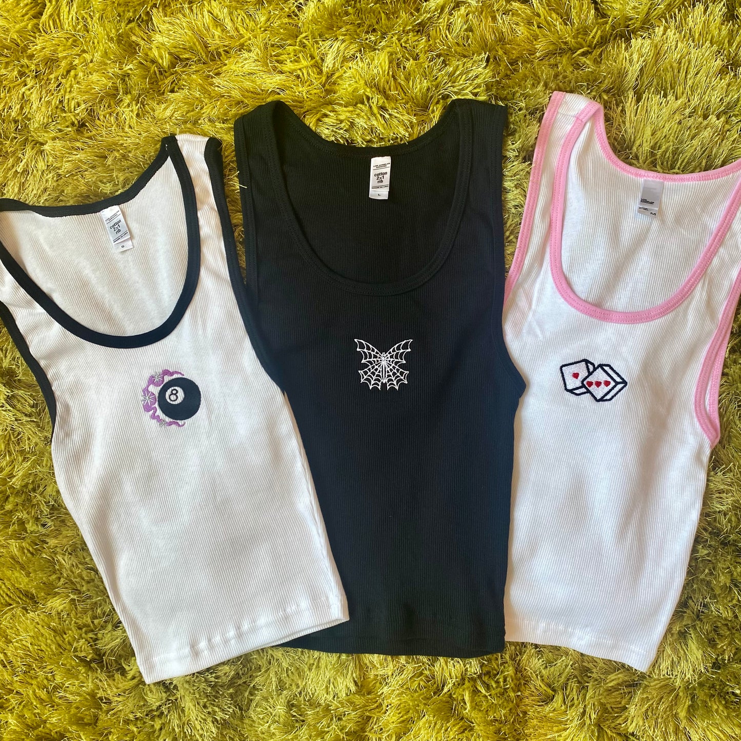Magic 8 Ball Ribbed Tank - Last one!