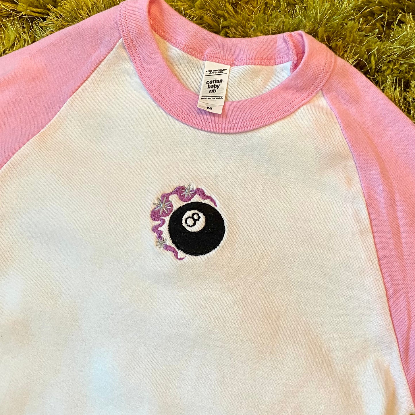 8 Ball Cropped Raglan - Last 2!