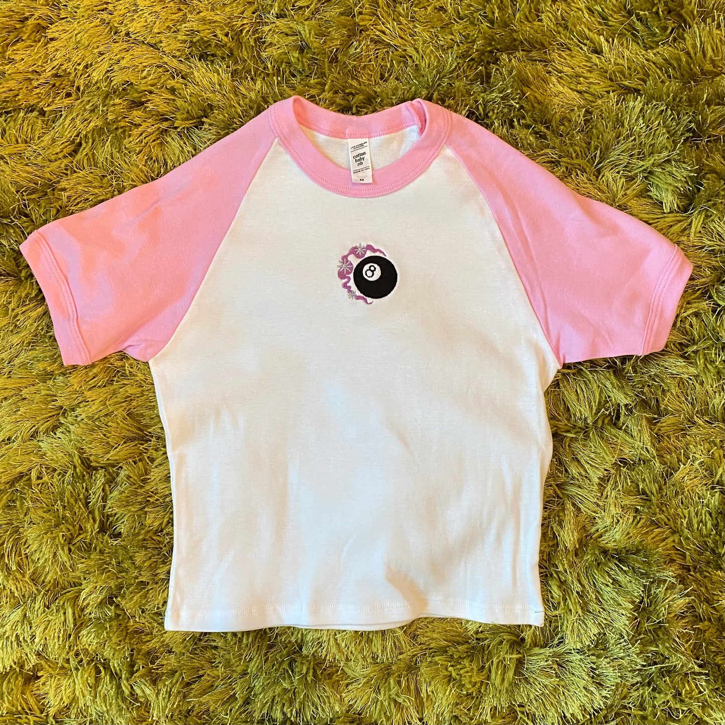 8 Ball Cropped Raglan - Last 2!