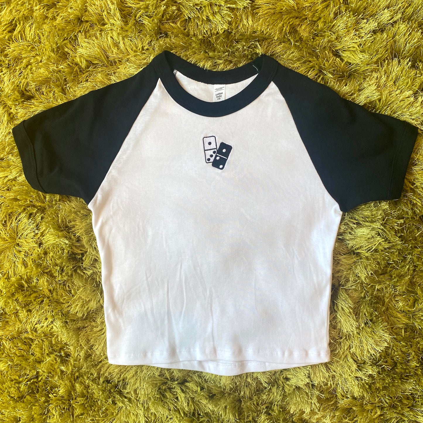 Dominoes Cropped Raglan