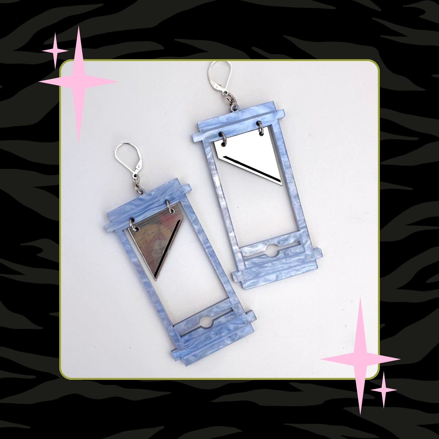 Guillotine Earrings : Multiple Colors