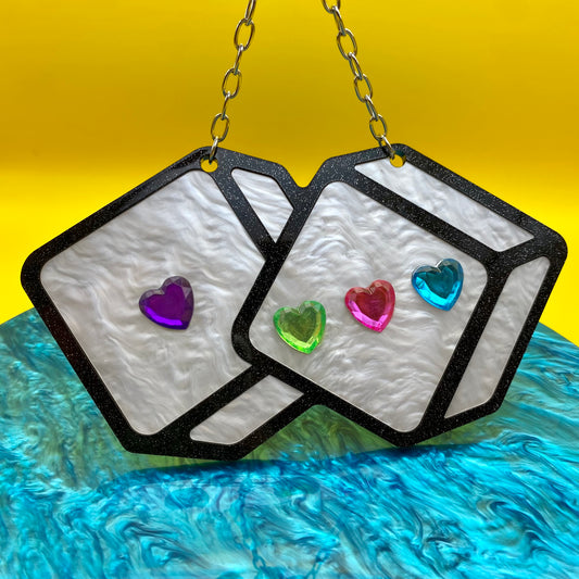 Love Dice Mini Wall Hanging