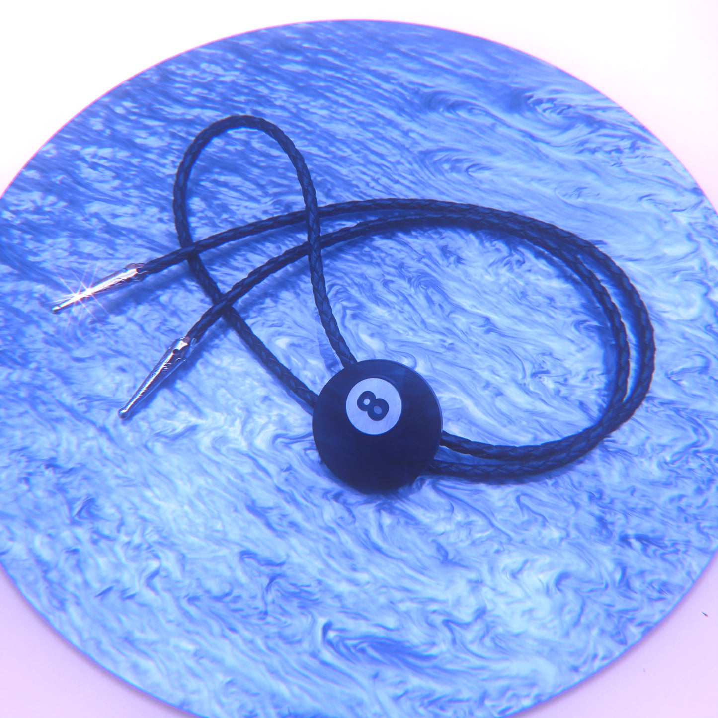 Eight Ball Bolo Tie