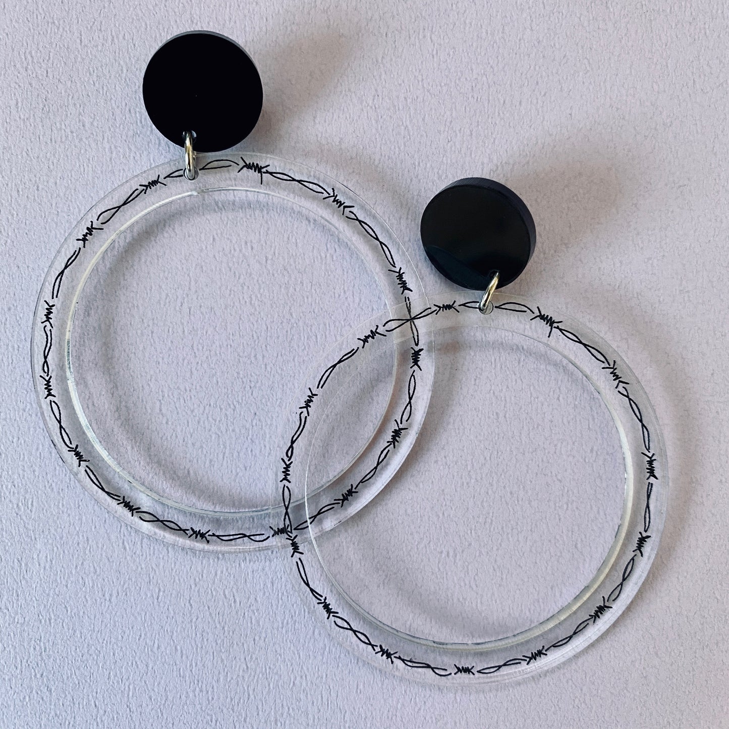 Barbed Wire Hoops