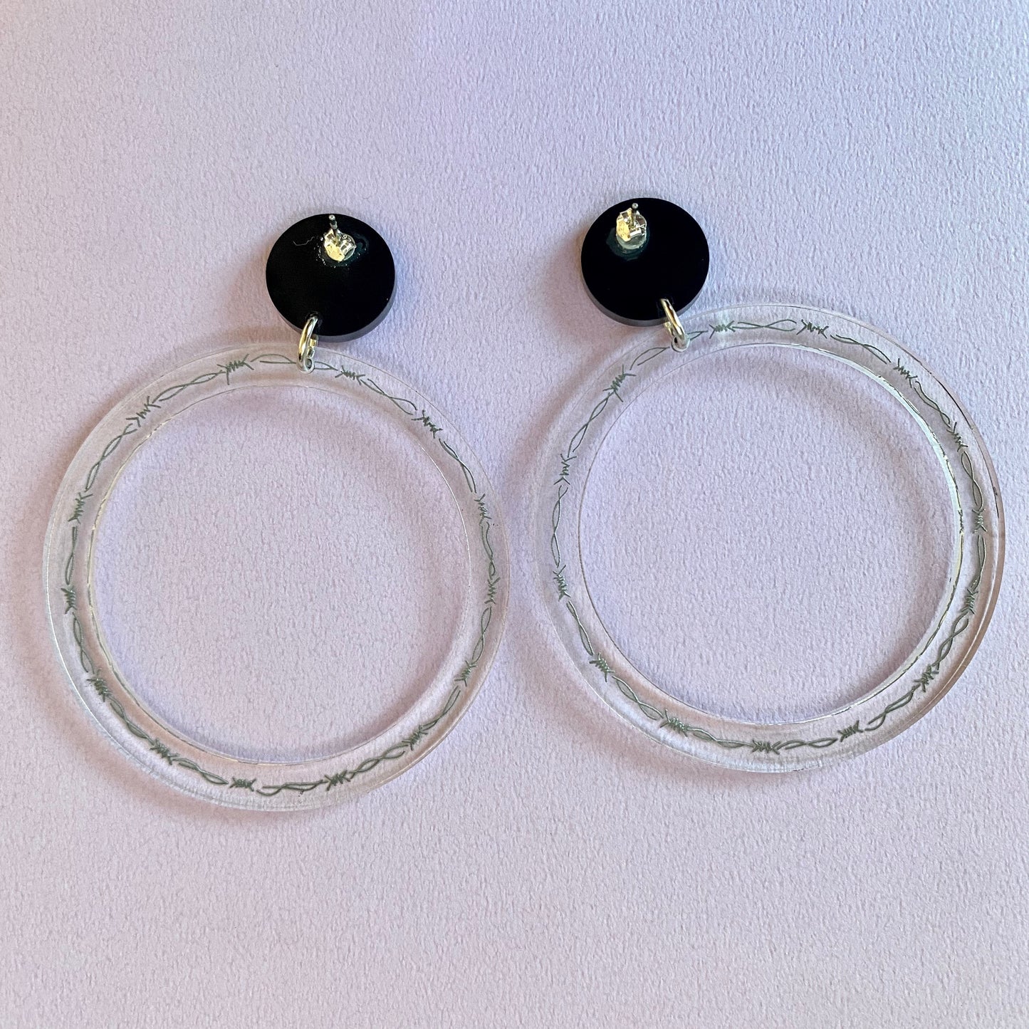Barbed Wire Hoops