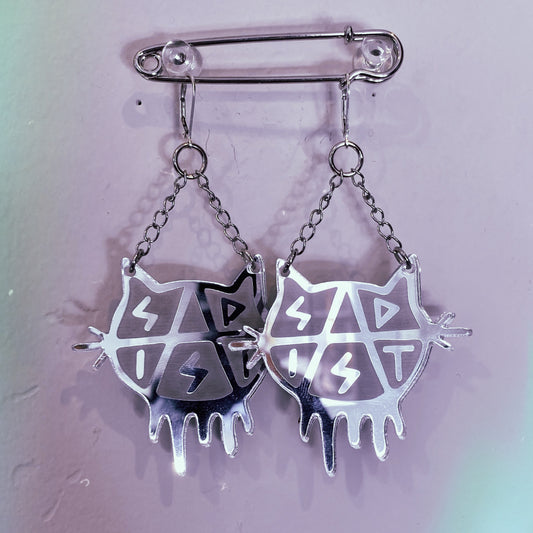 Sadist Alley Cat : 2 Colors : Black Cat Rescue Donation