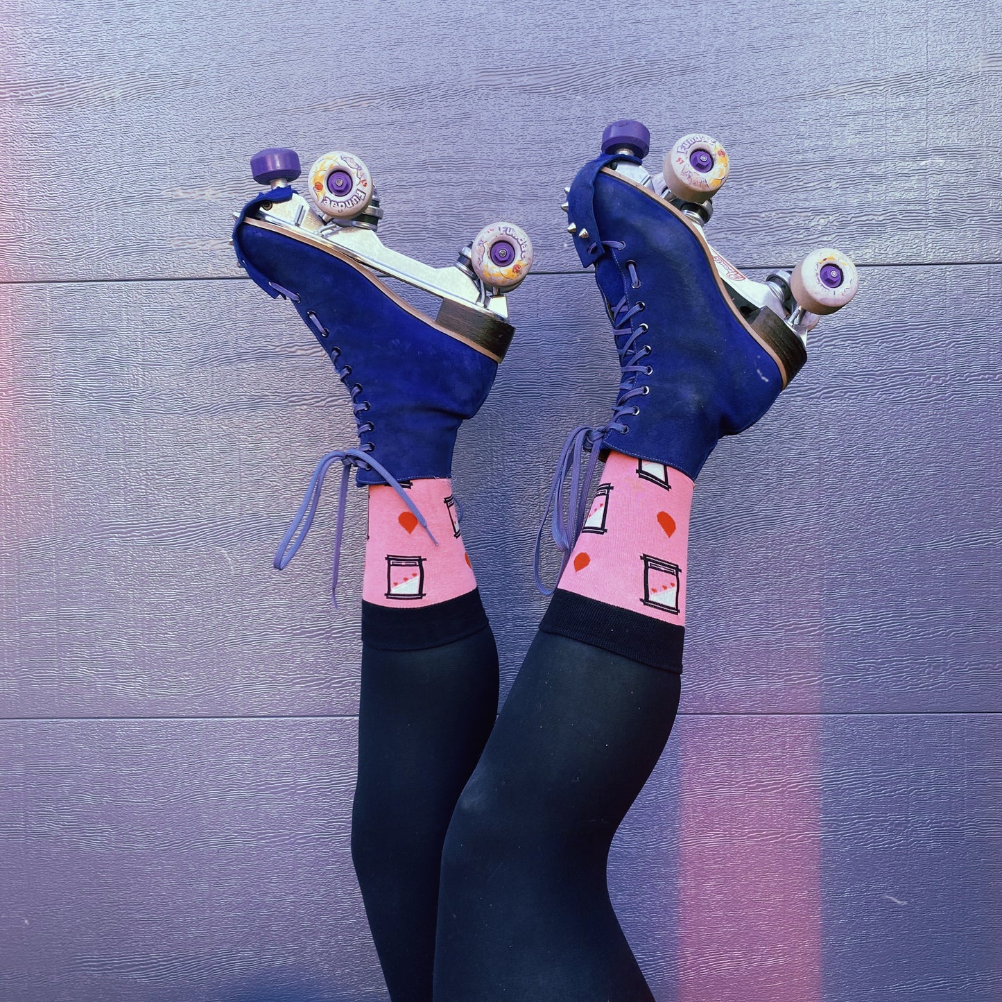 Pink Guillotine Socks